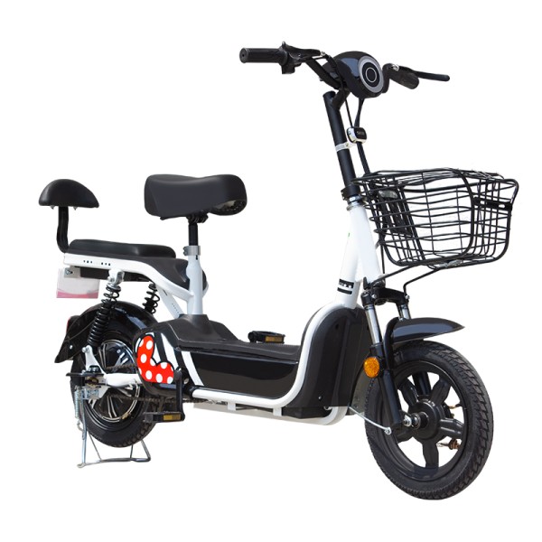 14 inch pedal electric bicycle 350W brushless gearless motor lithium battery electric bicycle