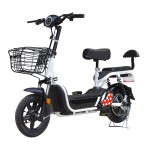 14 inch pedal electric bicycle 350W brushless gearless motor lithium battery electric bicycle