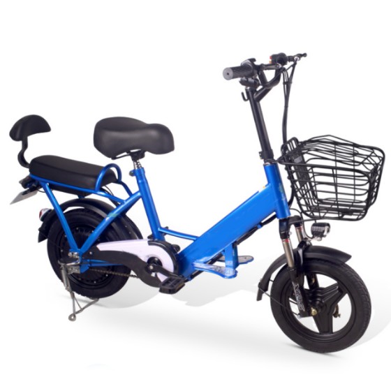 14 inch integrated wheel 350W brushless with gear motor lithium battery electric bike scooter