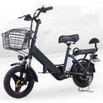 14 inch integrated wheel 350W brushless with gear motor lithium battery electric bike scooter