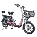 16 inch No. 8 parent-child ebike home electric bike 350W brushless gearless motor lithium battery electric bike