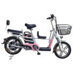 16 inch No. 8 parent-child ebike home electric bike 350W brushless gearless motor lithium battery electric bike