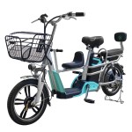 16 inch No. 8 parent-child ebike home electric bike 350W brushless gearless motor lithium battery electric bike