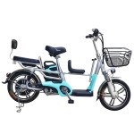 16 inch No. 8 parent-child ebike home electric bike 350W brushless gearless motor lithium battery electric bike