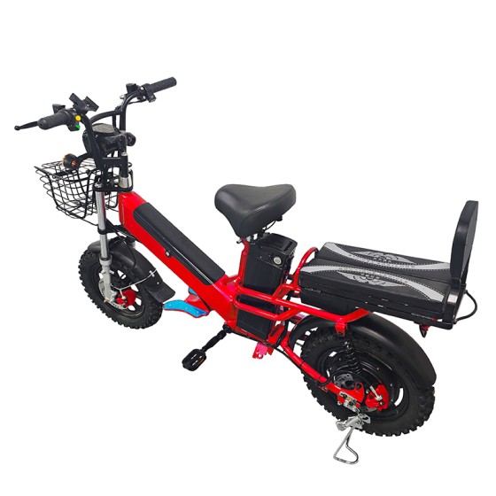 16 inch dual battery beach tire, snow tire, lithium battery, powerful electric bicycle