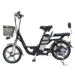 16 inch Yilan Princess Integrated Wheel 350W Brushless Gearless Motor Lithium Battery Electric Bicycle