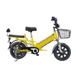 16 inch integrated wheel 350W brushless gearless motor lithium battery electric bike