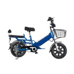 16 inch integrated wheel 350W brushless gearless motor lithium battery electric bike