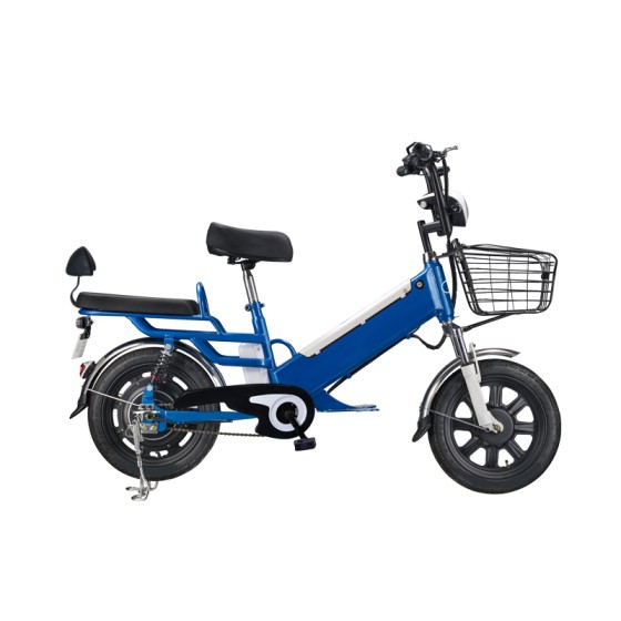 16 inch integrated wheel 350W brushless gearless motor lithium battery electric bike