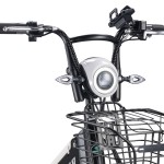 16 inch integrated wheel 350W brushless gearless motor lithium battery electric bike