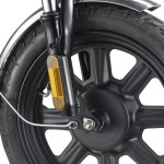 16 inch integrated wheel 350W brushless gearless motor lithium battery electric bike