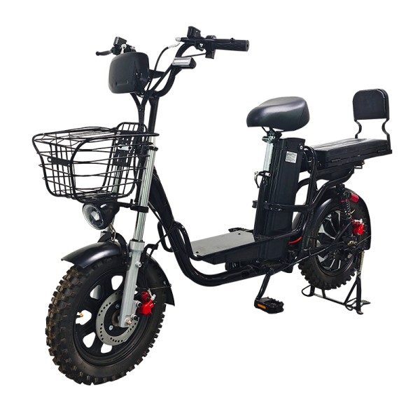 16 inch beach tire sports home electric bicycle brushless and gearless motor LCD instrument panel