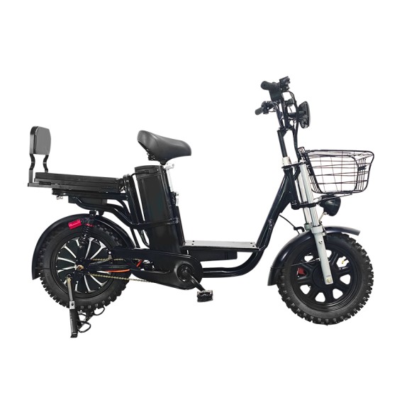 16 inch beach tire sports home electric bicycle brushless and gearless motor LCD instrument panel