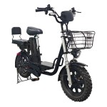 16 inch beach tire sports home electric bicycle brushless and gearless motor LCD instrument panel