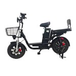 16 inch beach tire sports home electric bicycle brushless and gearless motor LCD instrument panel
