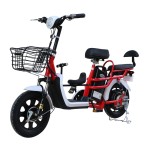 16 inch No. 7 household electric bicycle 350W brushless and gearless motor lithium battery electric bicycle