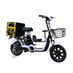 16 inch No. 7 household electric bicycle 350W brushless and gearless motor lithium battery electric bicycle