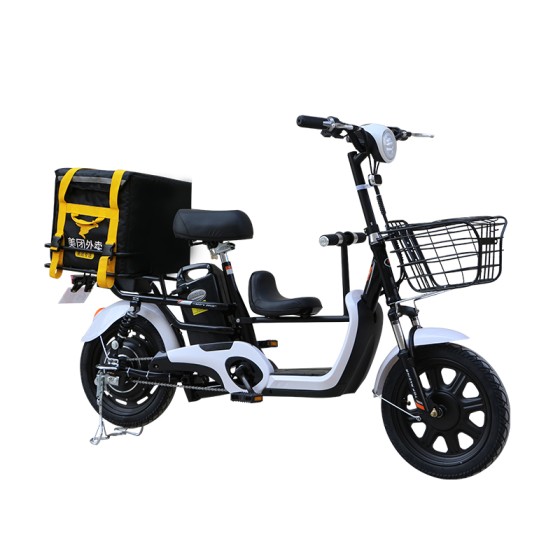 16 inch No. 7 household electric bicycle 350W brushless and gearless motor lithium battery electric bicycle