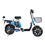 16 inch No. 7 household electric bicycle 350W brushless and gearless motor lithium battery electric bicycle