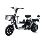 16 inch No. 7 household electric bicycle 350W brushless and gearless motor lithium battery electric bicycle