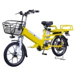 18 inch double battery takeaway car integrated wheel 350W brushless gearless motor lithium battery electric bike