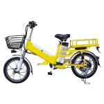 18 inch double battery takeaway car integrated wheel 350W brushless gearless motor lithium battery electric bike