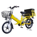 18 inch double battery takeaway car integrated wheel 350W brushless gearless motor lithium battery electric bike