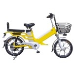 18 inch double battery takeaway car integrated wheel 350W brushless gearless motor lithium battery electric bike