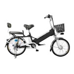 20/24 inch double shock absorbing spoke wheel 240W brushless with gear motor lithium battery electric bike