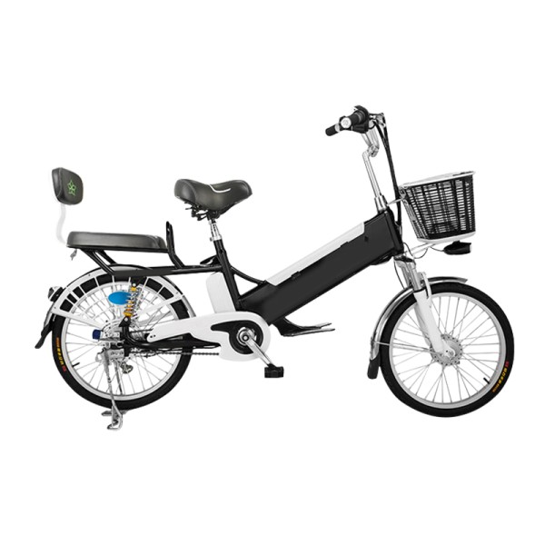 20/24 inch double shock absorbing spoke wheel 240W brushless with gear motor lithium battery electric bike