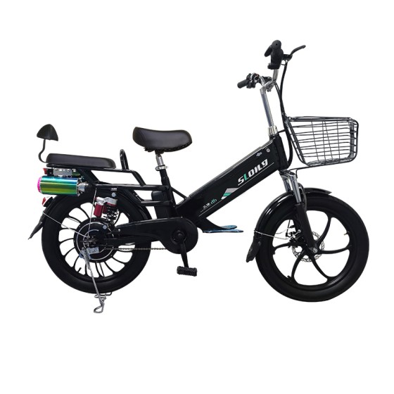 20 inch wide tire integrated wheel electric bike with bluetooth speaker 350W brushless gearless motor lithium battery