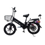 20 inch wide tire integrated wheel electric bike with bluetooth speaker 350W brushless gearless motor lithium battery