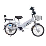 20 inch spoke wheel 350W brushless gear motor lithium battery electric bicycle