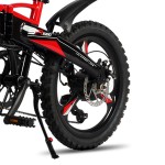 20 inch built-in lithium battery folding cut-off electric self-propelled 350W motor