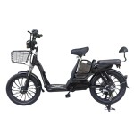 20 * 3.0 fat tire sports household No. 9 electric bicycle brushless and gearless motor lead-acid battery