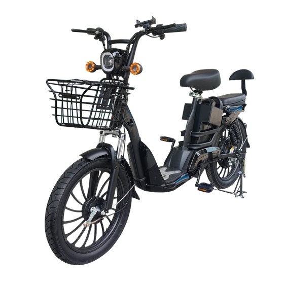 20 * 3.0 fat tire sports household No. 9 electric bicycle brushless and gearless motor lead-acid battery
