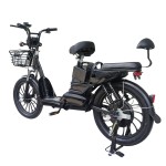 20 * 3.0 fat tire sports household No. 9 electric bicycle brushless and gearless motor lead-acid battery