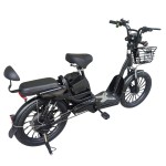 20 * 3.0 fat tire sports household No. 9 electric bicycle brushless and gearless motor lead-acid battery