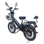 20 inch fat tire integrated wheel electric bike bluetooth speaker 350W lithium battery electric vehicle