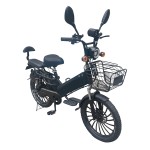 20 inch fat tire integrated wheel electric bike bluetooth speaker 350W lithium battery electric vehicle