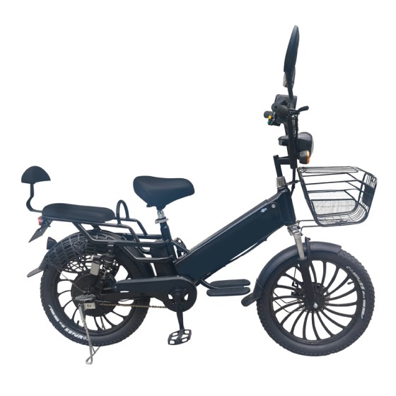 20 inch fat tire integrated wheel electric bike bluetooth speaker 350W lithium battery electric vehicle