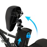 20 inch lithium battery spoke wheel folding electric bike can be put into the trunk of the trolley 350W motor