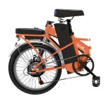 20 inch lithium battery spoke wheel folding electric bike can be put into the trunk of the trolley 350W motor