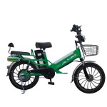 20 inch double battery fat tire integrated wheel bluetooth speaker electric bike 350W brushless gearless motor lithium battery