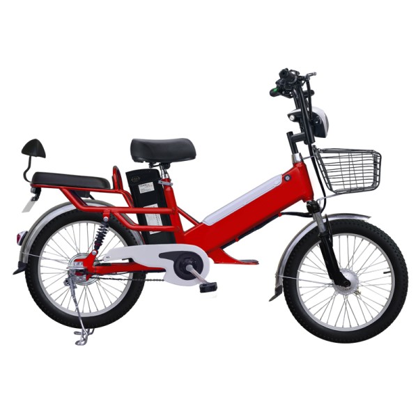 20 inch double battery spoke wheel plus fat tire electric bike 350W brushless with gear motor lithium battery