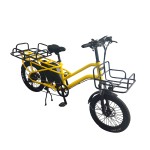 20 inch aluminum alloy double battery shelf electric bike disc brake brushless motor lithium battery