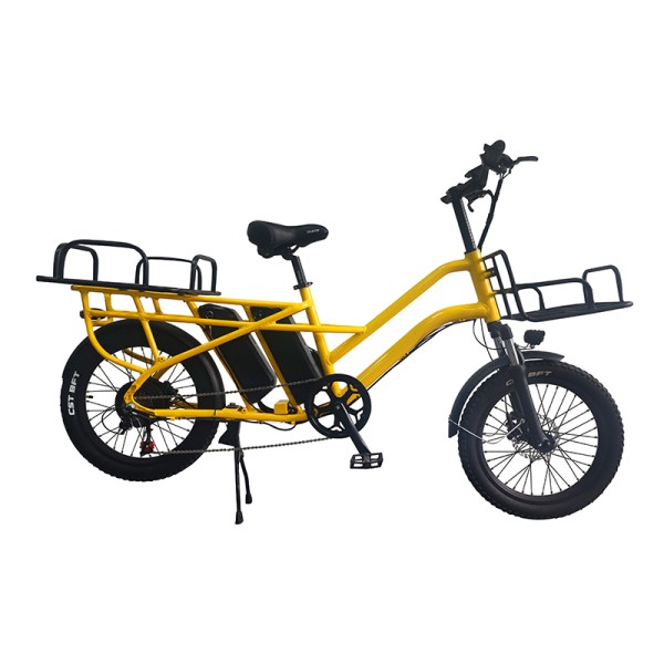 20 inch aluminum alloy double battery shelf electric bike disc brake brushless motor lithium battery