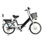 20 inch small tube upgraded dual battery electric bike brushless with gear motor