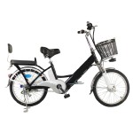 20 inch small tube built-in city scooter battery electric bike brushless with gear motor
