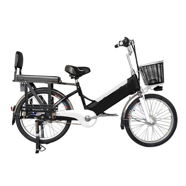 22 inch large shelf spoke wheel 350W brushless with gear motor lithium battery electric bike